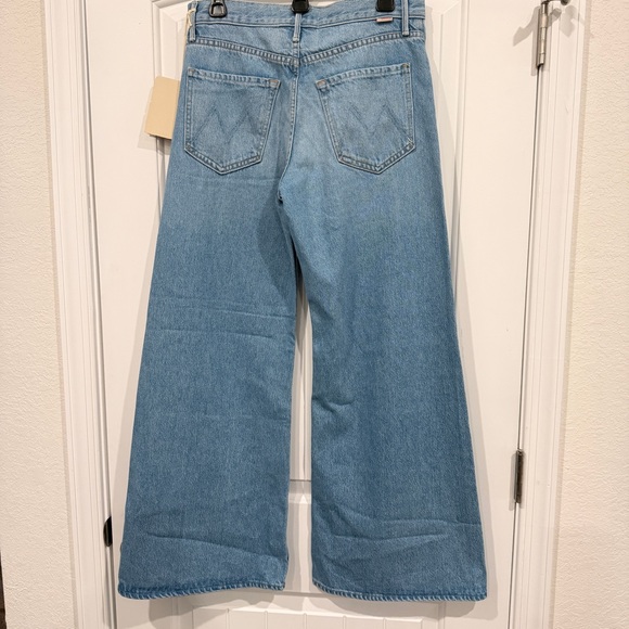 Mother snacks The Lemon Twist Sneak size 27 wide leg jeans - Picture 3 of 7